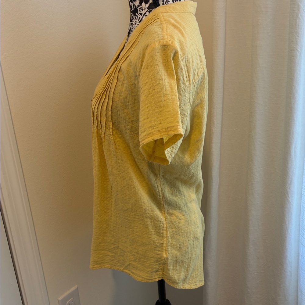 Organic Cotton Prana Golden Button-Down Women's Shirt - Picture 3 of 9